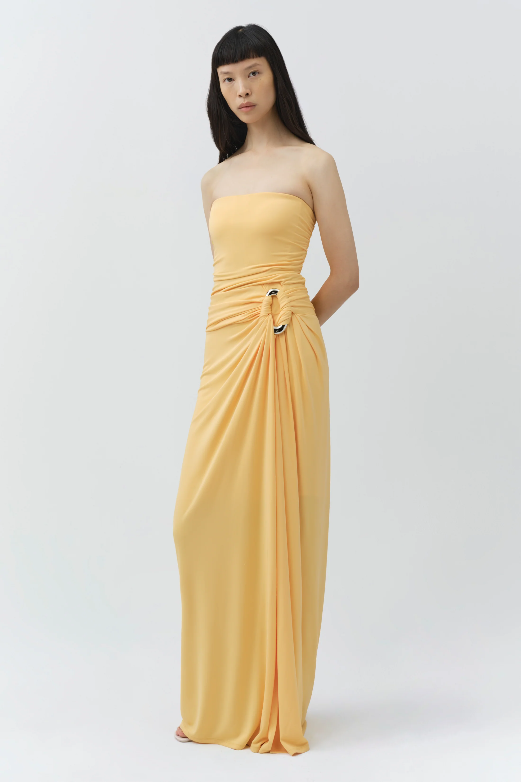 EMMA STRAPLESS BUSTIER GOWN - Dresses - Sassanova