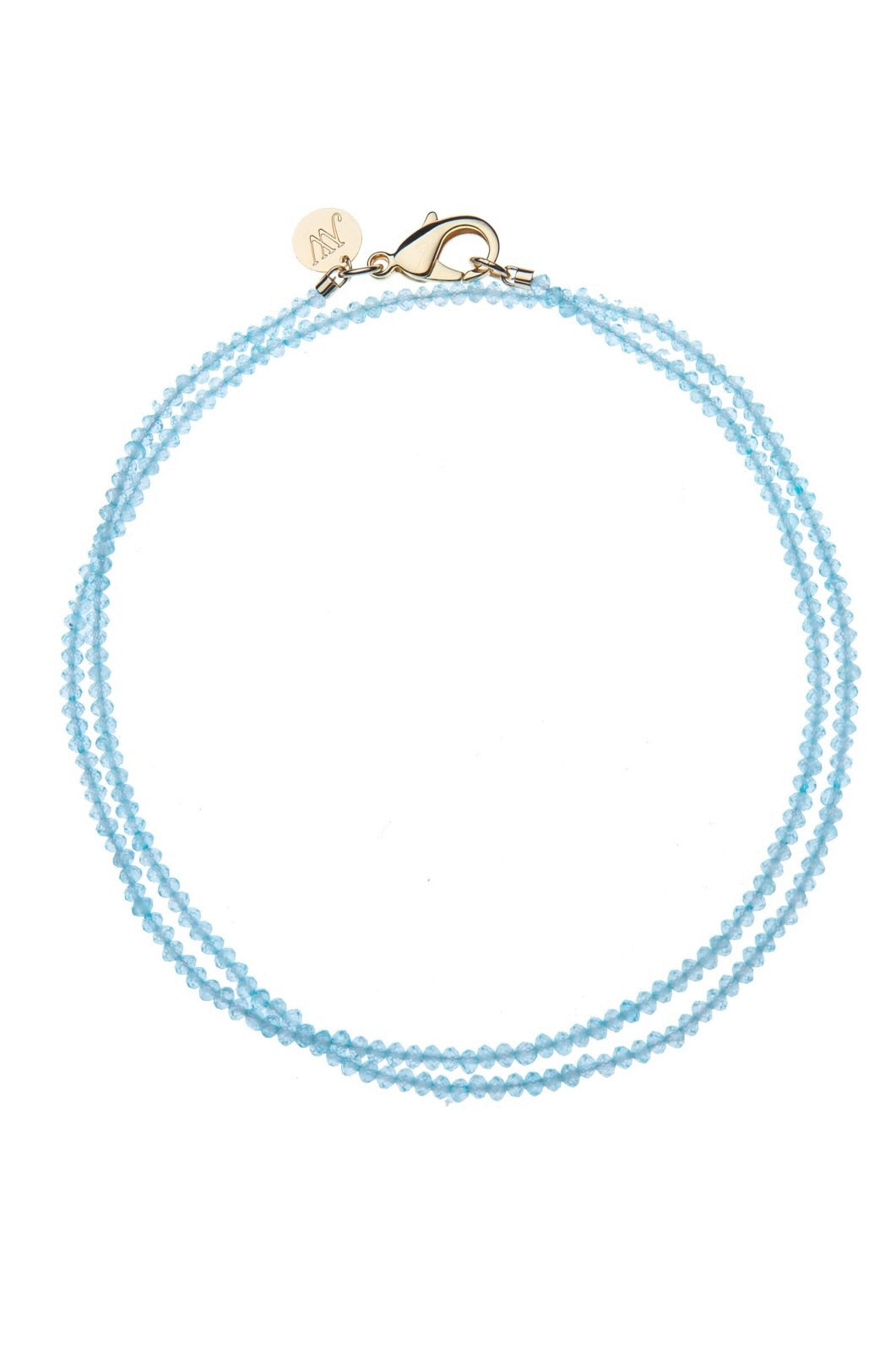 DOUBLE WRAP DIAMOND CUT TOPAZ NECKLACE
sassanova