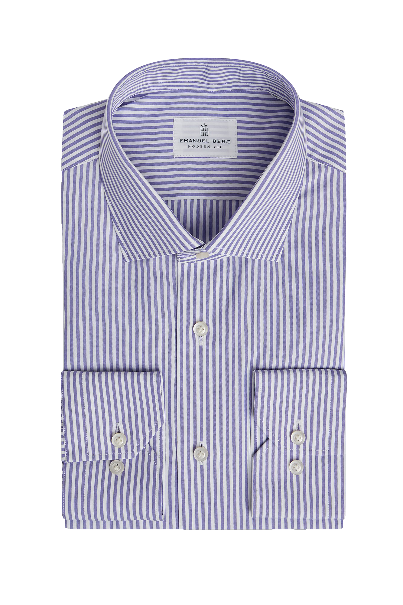 STRIPED LUXURY DRESS SHIRT - Long Sleeved Shirts - Novaman