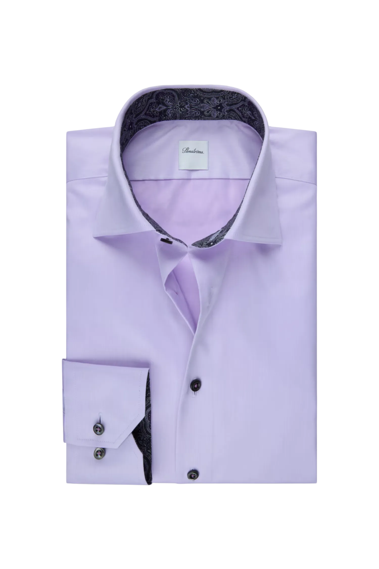 LONG SLEEVE SOLID W/CONTRAST DRESS SHIRT Sassanova / Novaman