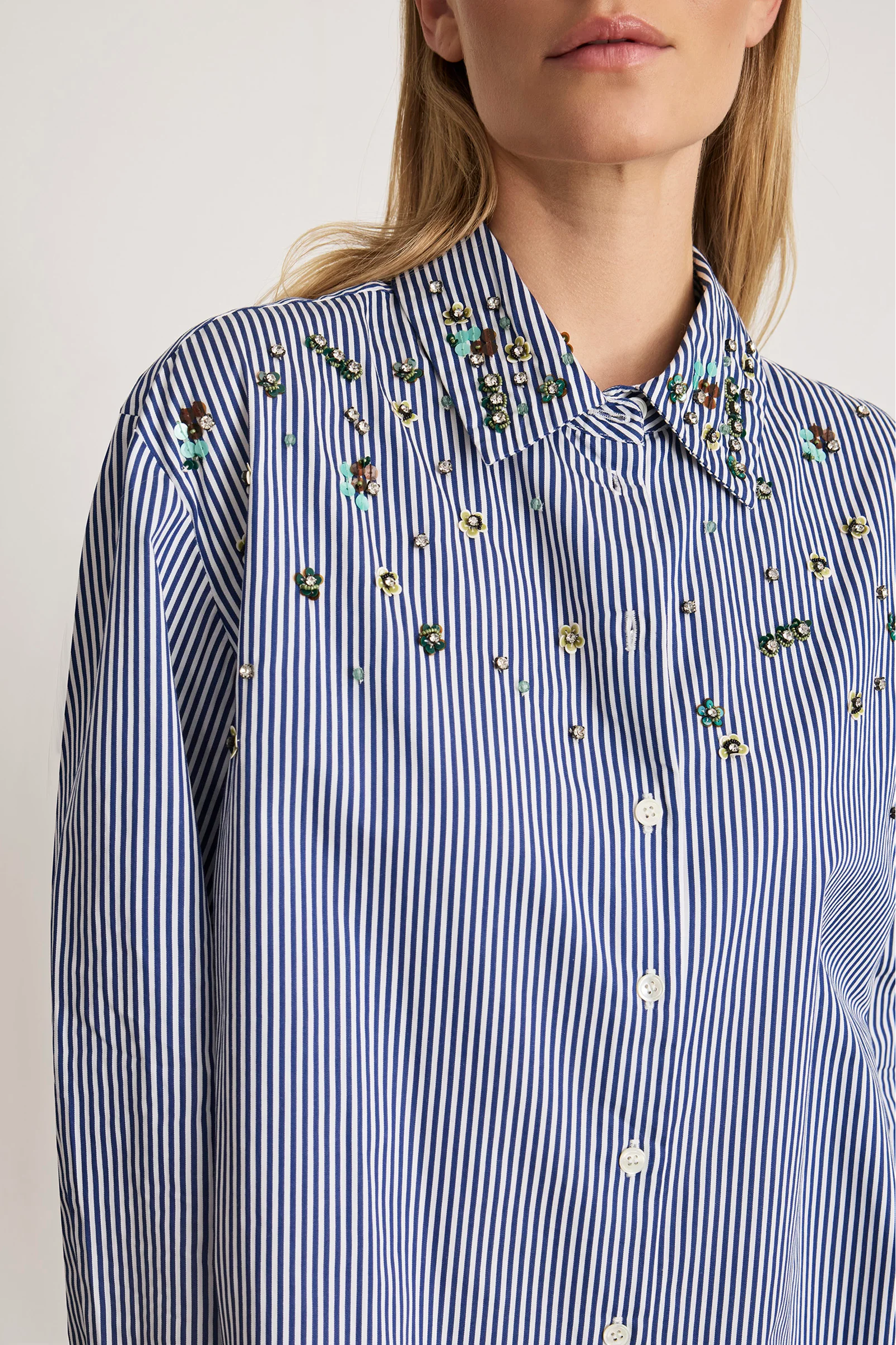 MARGAUX EMBELLISHED TOP - Blouses - Sassanova