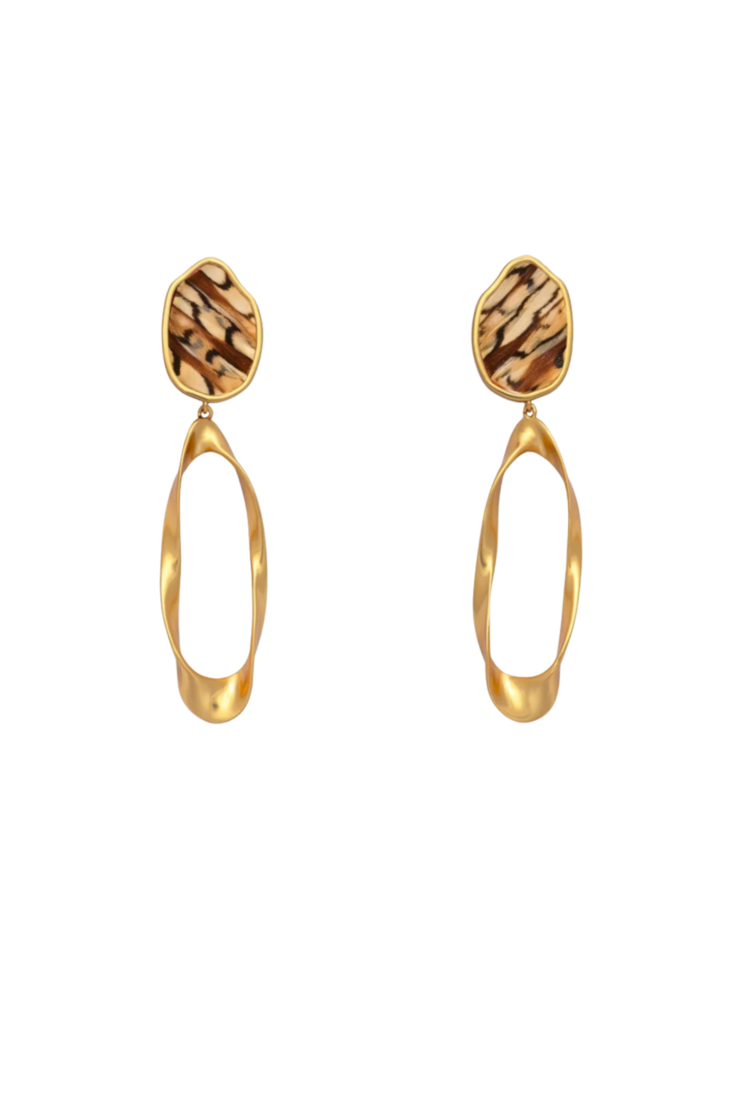 TRACY DROP HOOP EARRING Sassanova