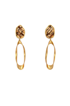 TRACY DROP HOOP EARRING Sassanova