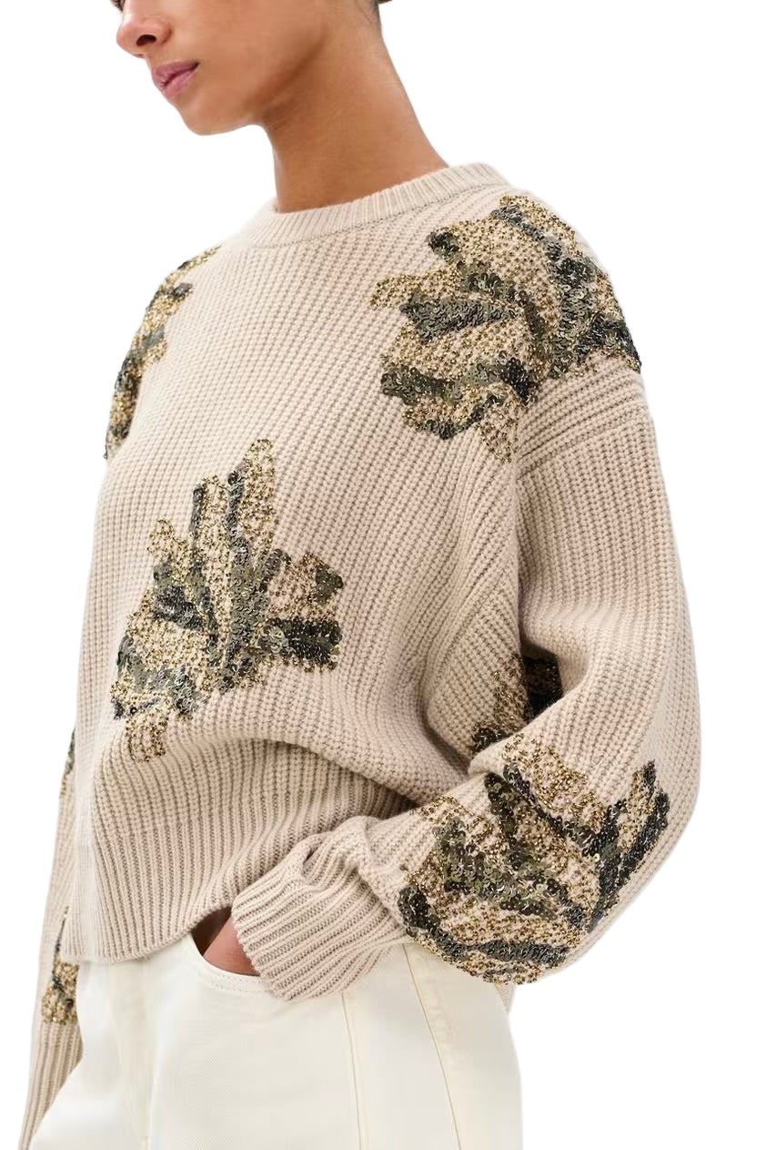 JULIE SEQUIN WOOL SWEATER
sassanova