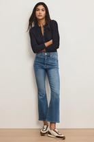 CARSON HIGH RISE ANKLE FLARE JEAN - Jeans - Sassanova