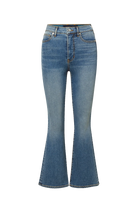 CARSON HIGH RISE ANKLE FLARE JEAN - Jeans - Sassanova