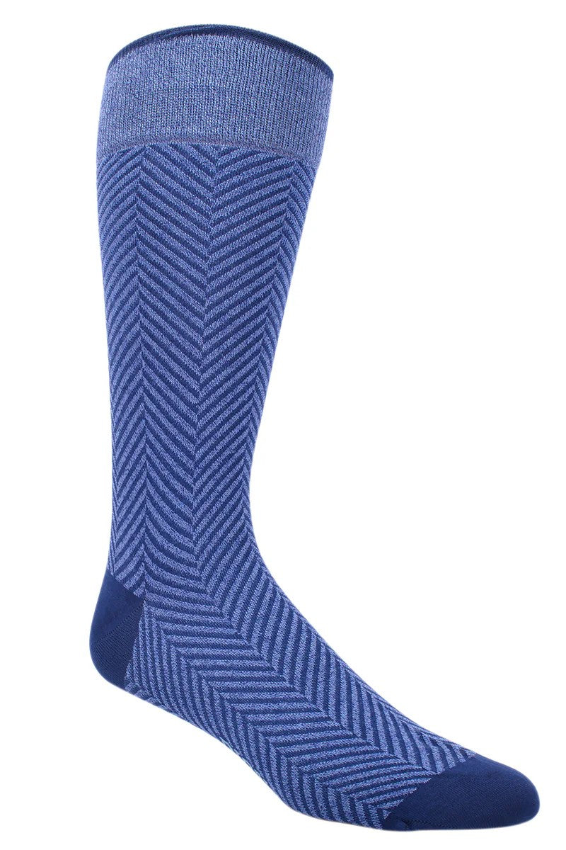CHEVRON SOCK INDIGO OS - Novaman