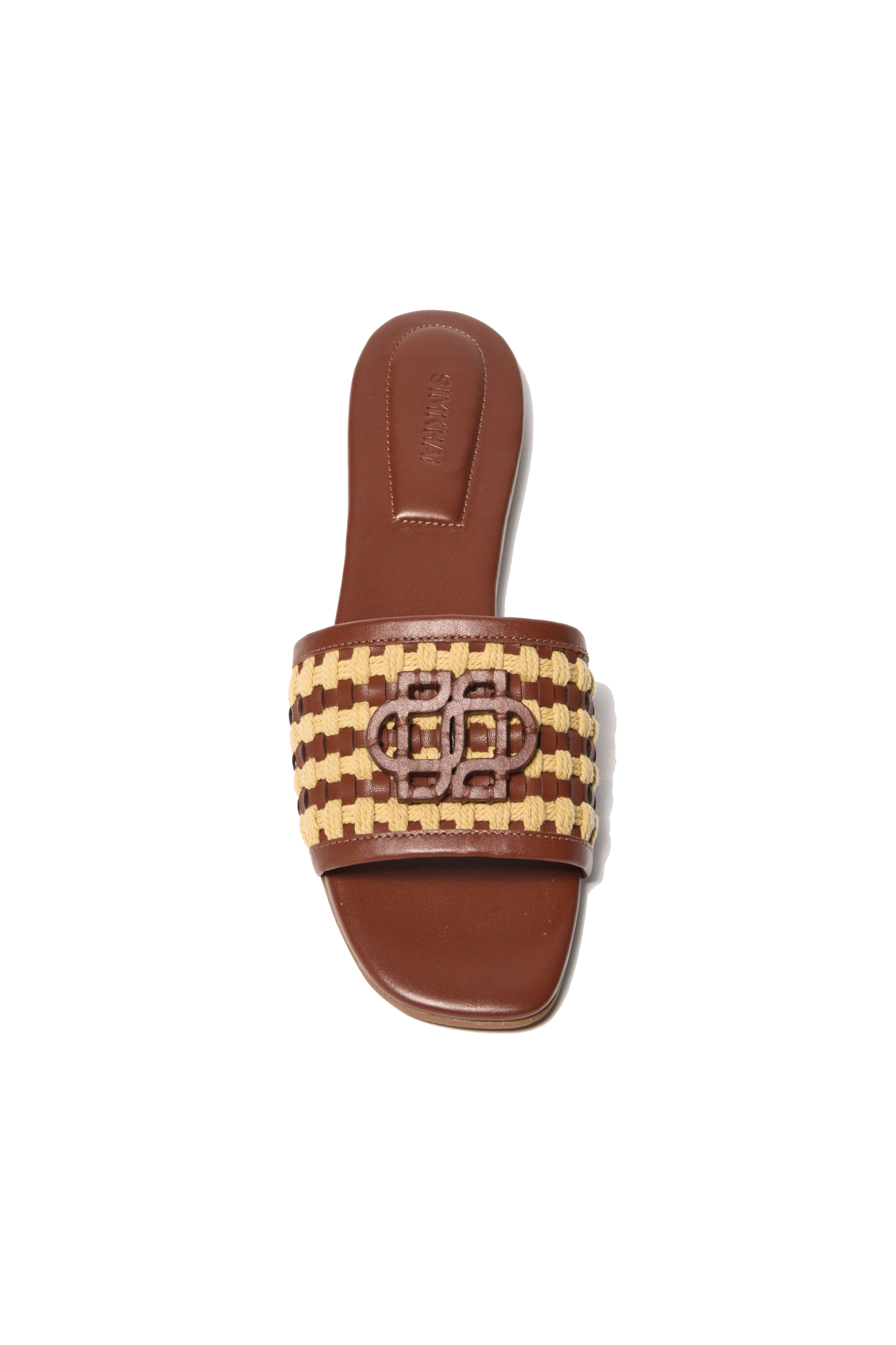DELPHI ROPE WOVEN FLAT SANDAL - Sandals - Sassanova