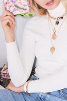 CHUNKY LINK BRACELET- GOLD - Bracelets - Sassanova