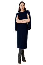 CAPE SLEEVE DRESS - Sassanova