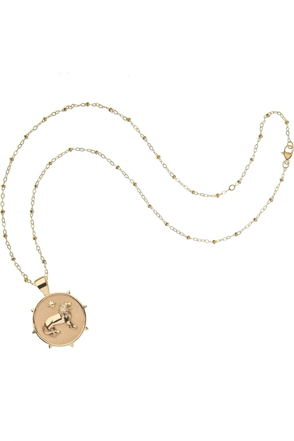 COURAGE SM PENDANT NECKLACE- SATELLITE CHAIN - Necklaces - Sassanova