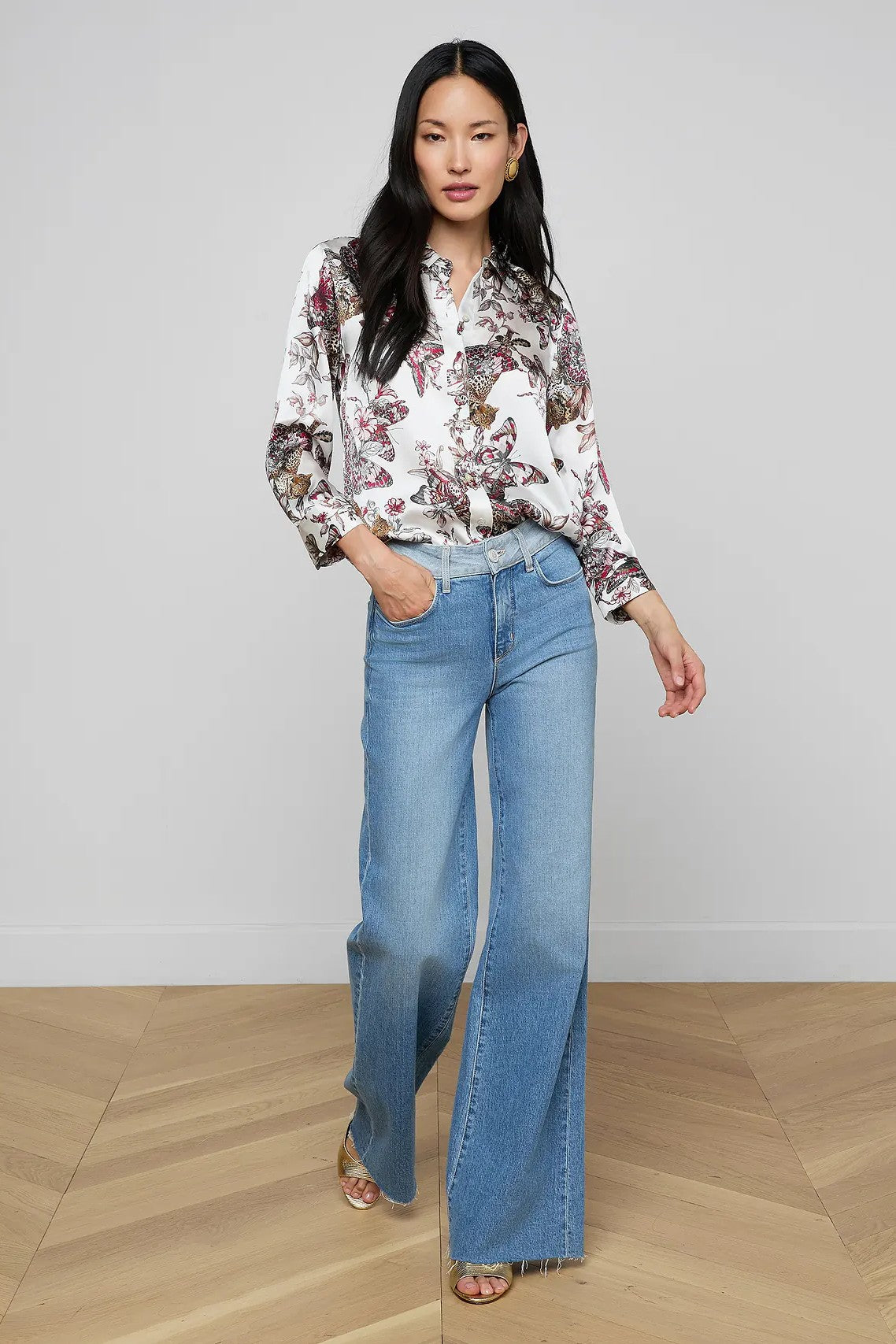 DANI 3/4 SLEEVE BLOUSE - Blouses - Sassanova