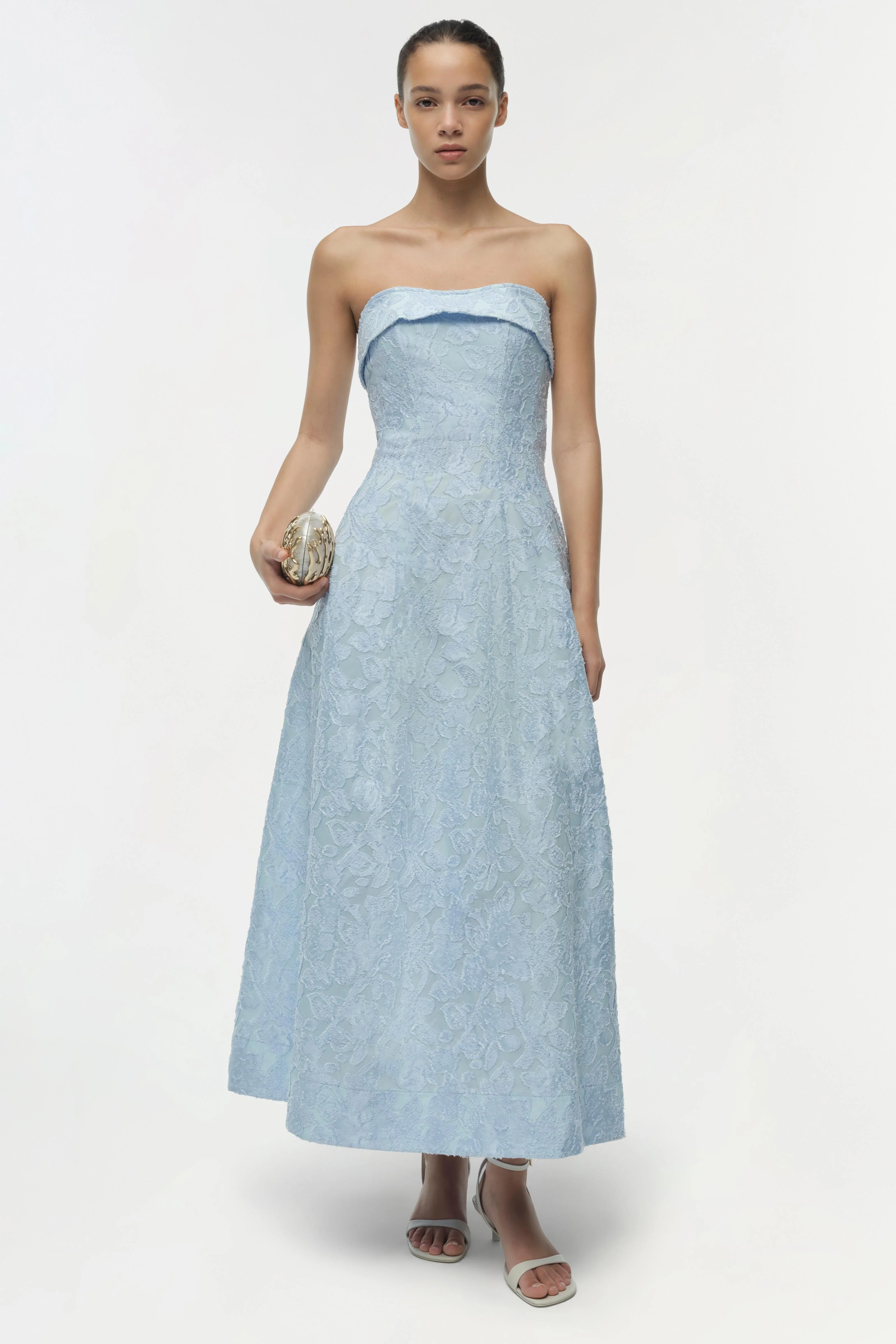 VALERIA JACQUARD MIDI DRESS - Dresses - Sassanova