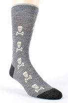 SKULL SOCKS  GREY - Socks - Novaman