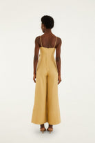 SAND FLOWERED JUMPSUIT - Jumpsuits - Sassanova