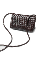 VINNIE MINI WOVEN CROSSBODY - Sassanova