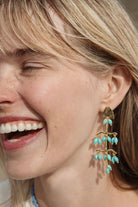 ARIANNA EARRINGS- TURQ/GLD
sassanova