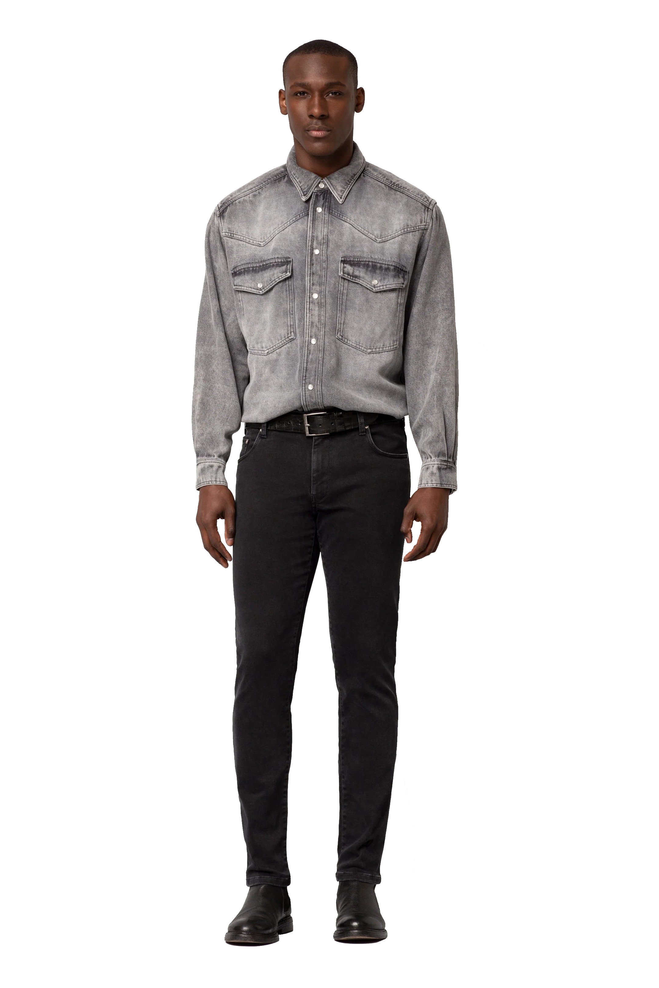 5 POCKET SLIM M5 PANT - Pants - Novaman