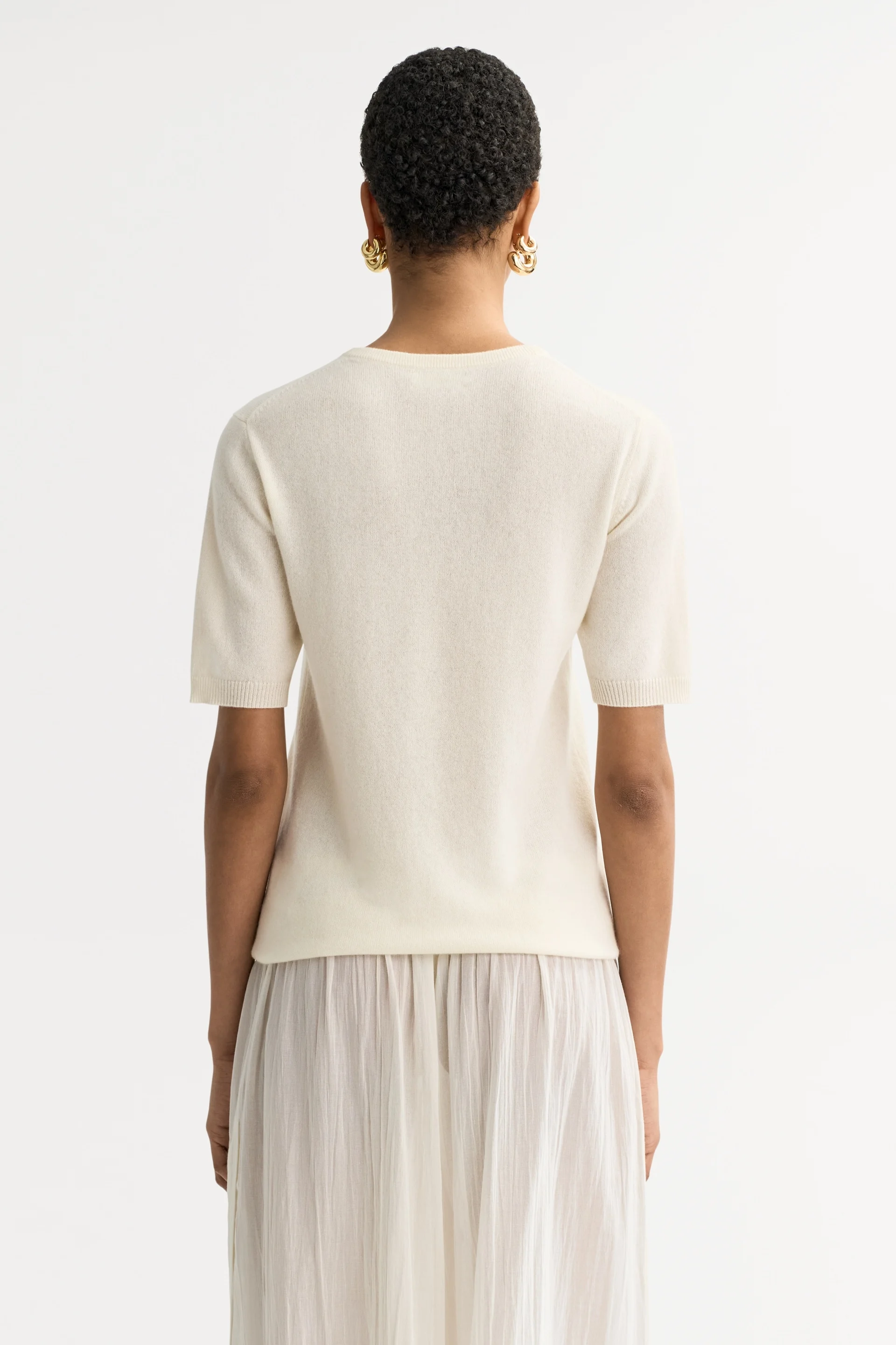 SHORT SLEEVE CREWNECK - Sweaters - Sassanova