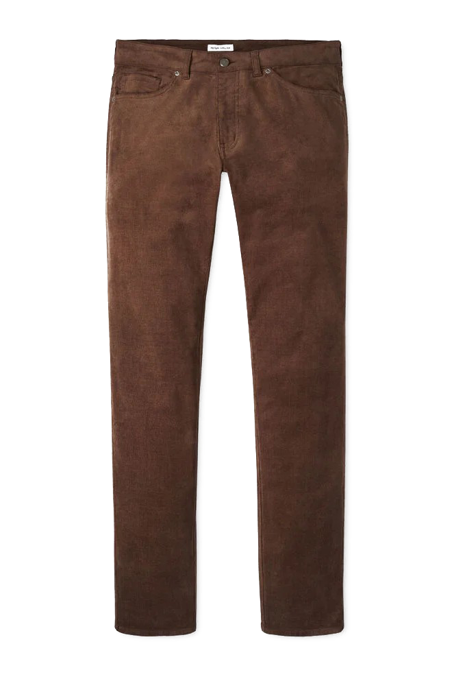 SUPERIOR SOFT CORDUROY pants in dark brown-novaman