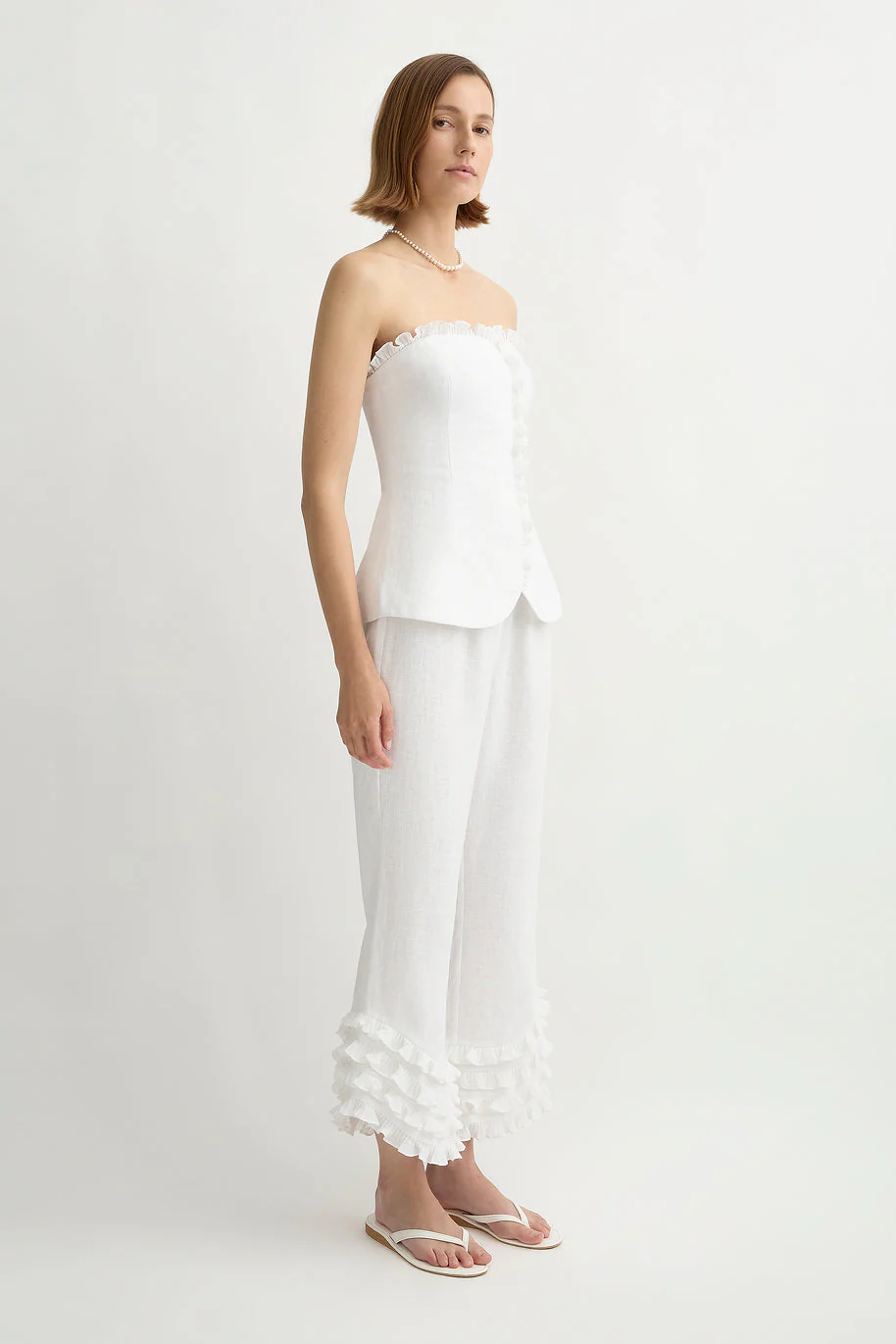 FLORENCE STRAPLESS TOP - Blouses - Sassanova