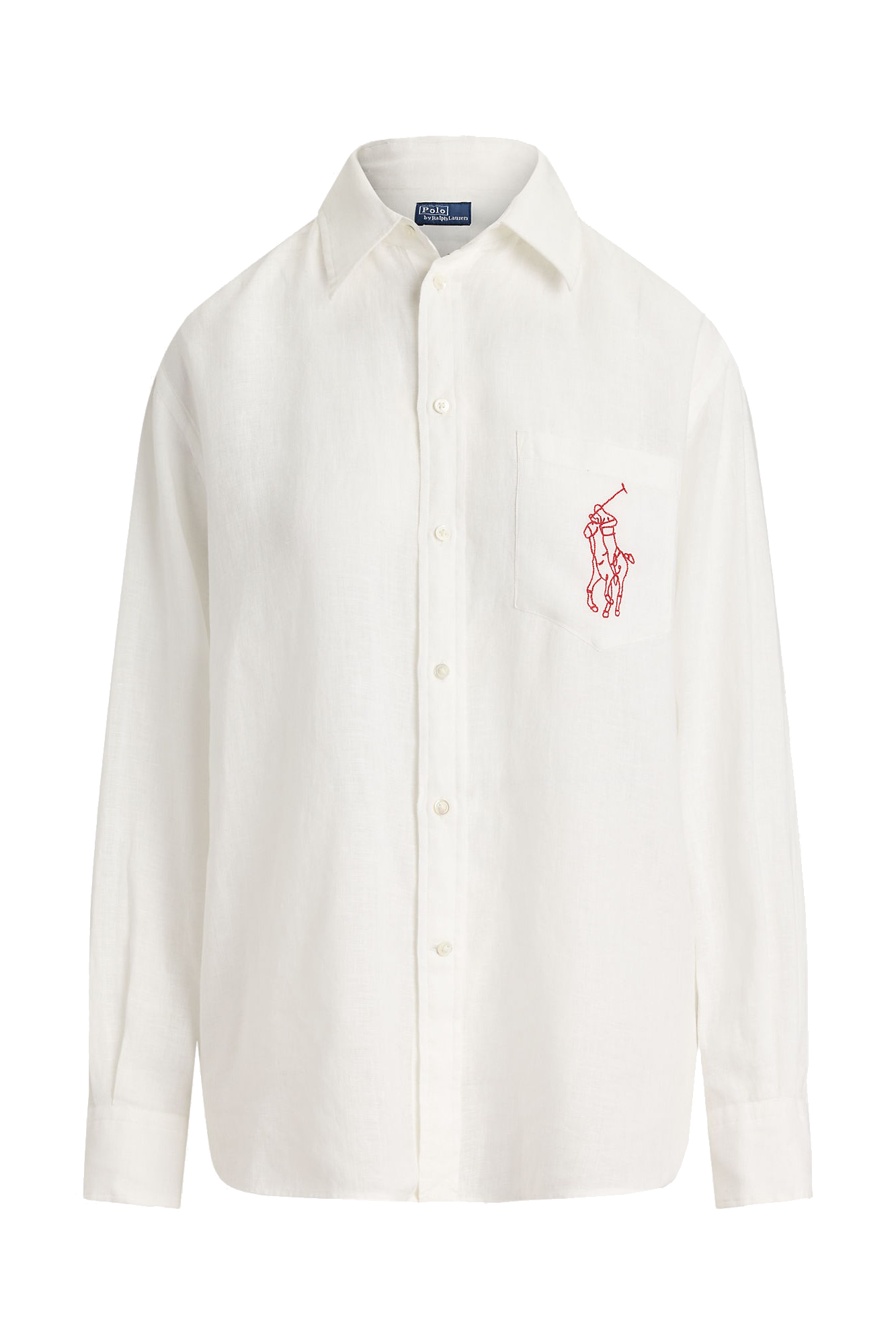 LINEN COLLARED SPORT SHIRT - Blouses - Sassanova