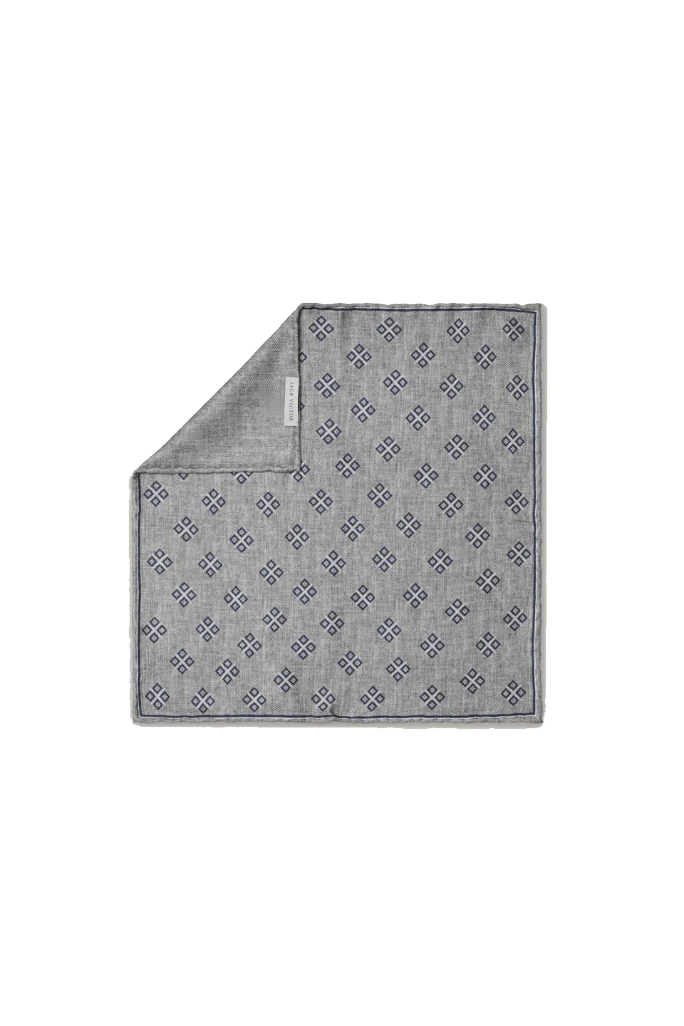 RIVERVIEW POCKET SQUARE GREY OS - Pocket squares - Novaman