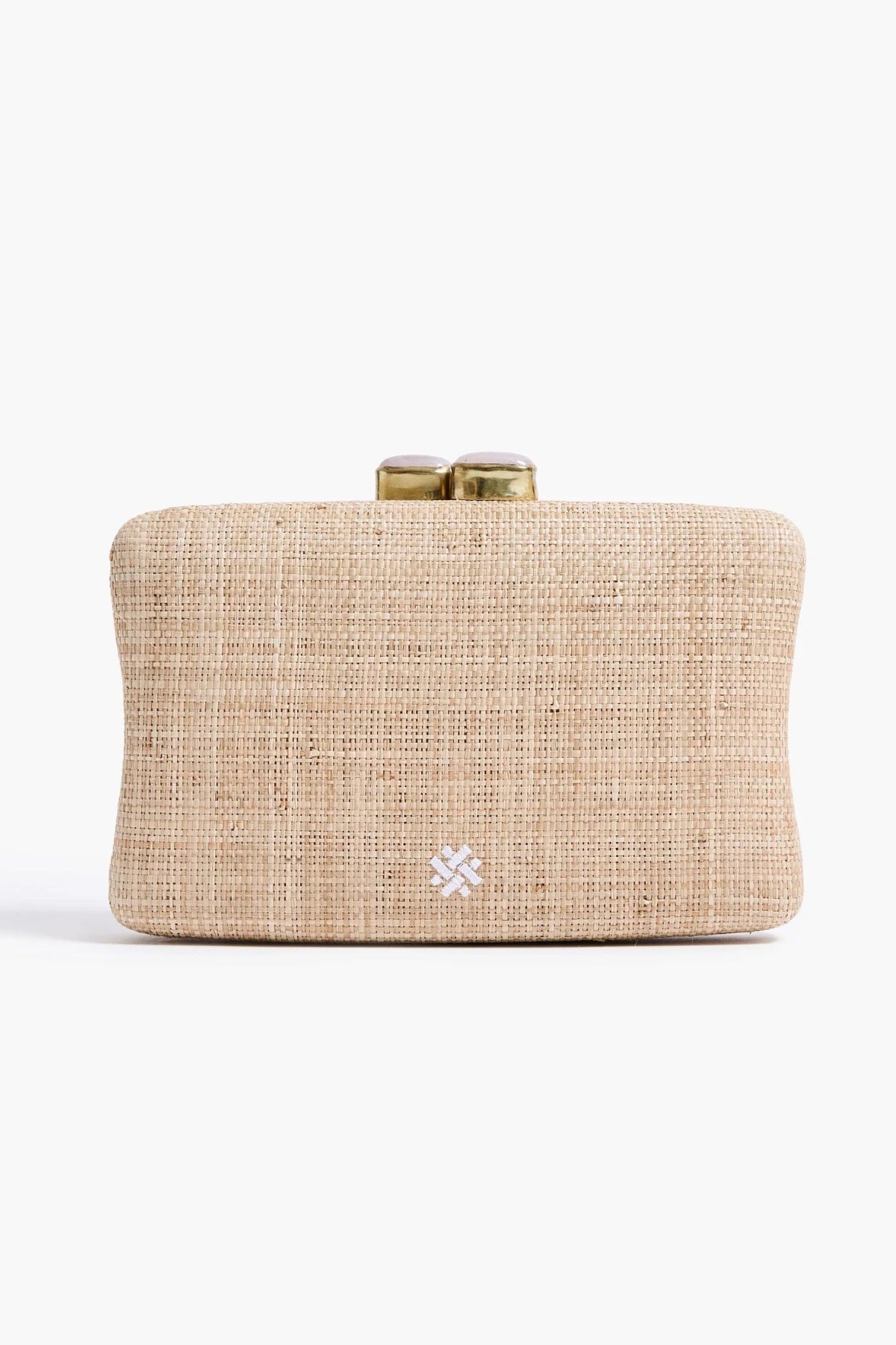 THE AZAELA MINAUDIERE- NATURAL/PINK - Handbags - Sassanova