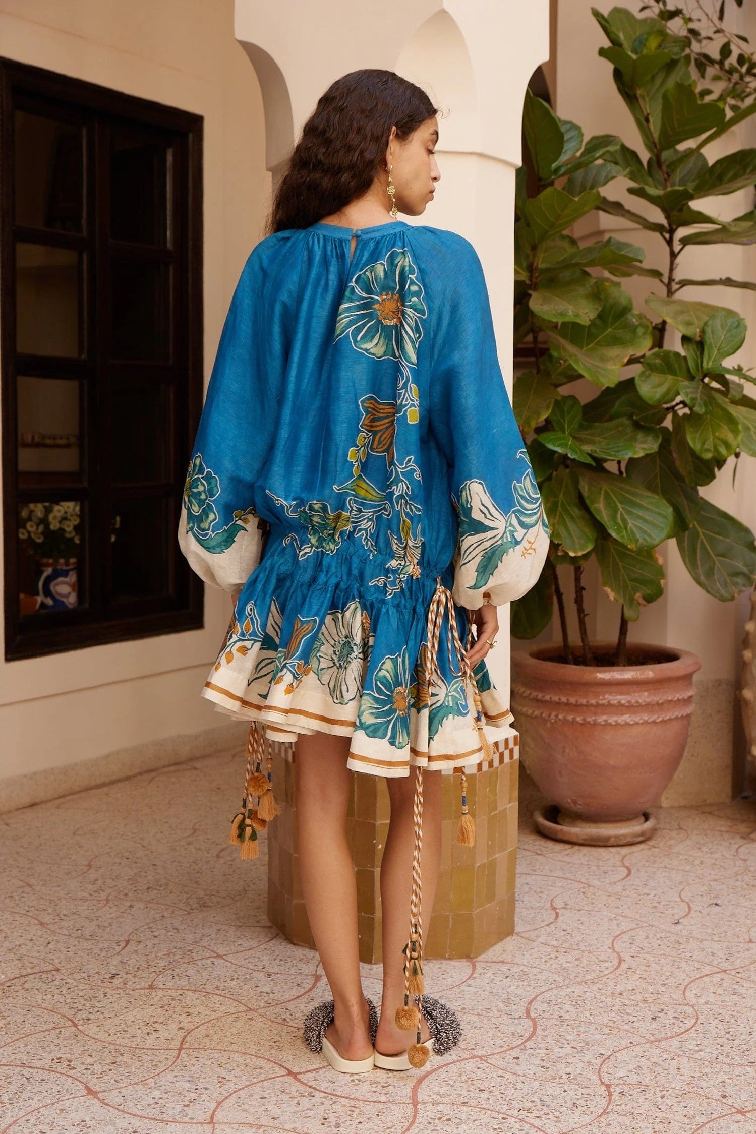 LUDA MIDI DRESS - sassanova