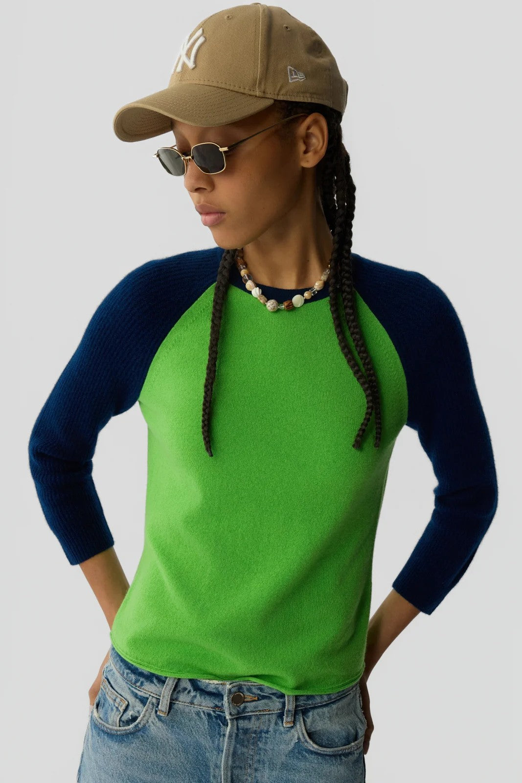 BASEBALL TEE SWEATER - Sweaters - Sassanova