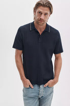 HARVEY RIBBED POLO - Polos - Novaman