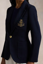 DOUBLE KNIT WOOL SINGLE BREASTED BLAZER - Jackets - Sassanova