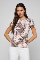 RESSI SHORT SLEEVE MULTI BUTTERFLY TEE - T-shirts - Sassanova