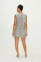 FOUNTAIN SEQUIN DRESS - Sassanova