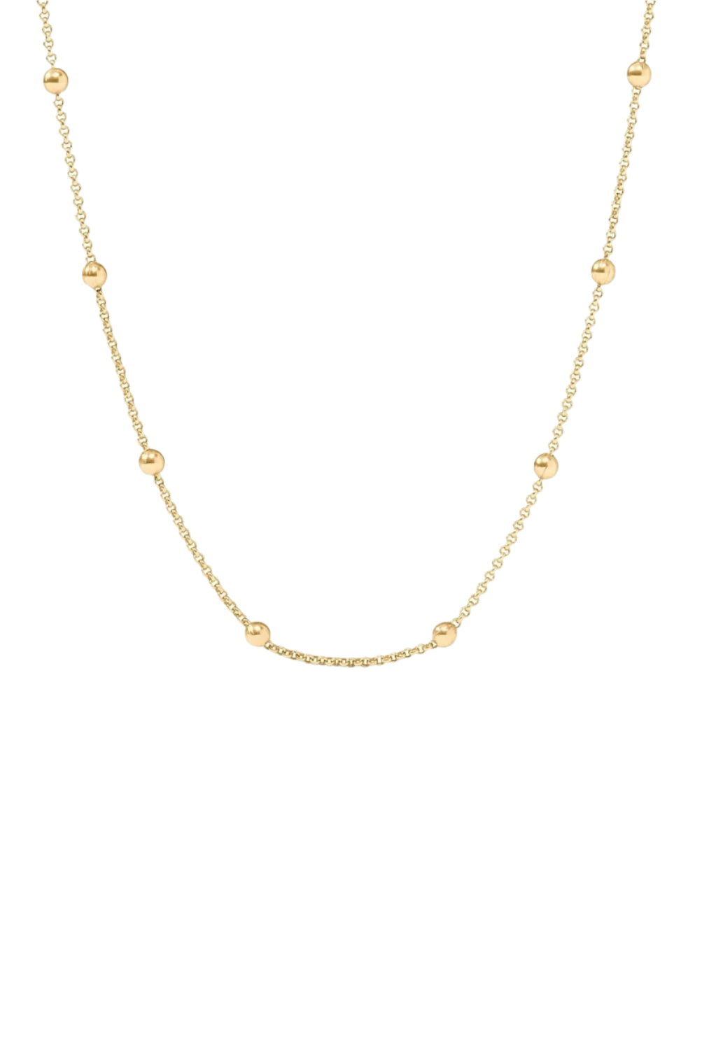 SOLARA DELICATE STATION NECKLACE 18.5"- GLD
sassanova