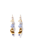 DELFT CHANDELIER EARRINGS- MULTI - Earrings - Sassanova