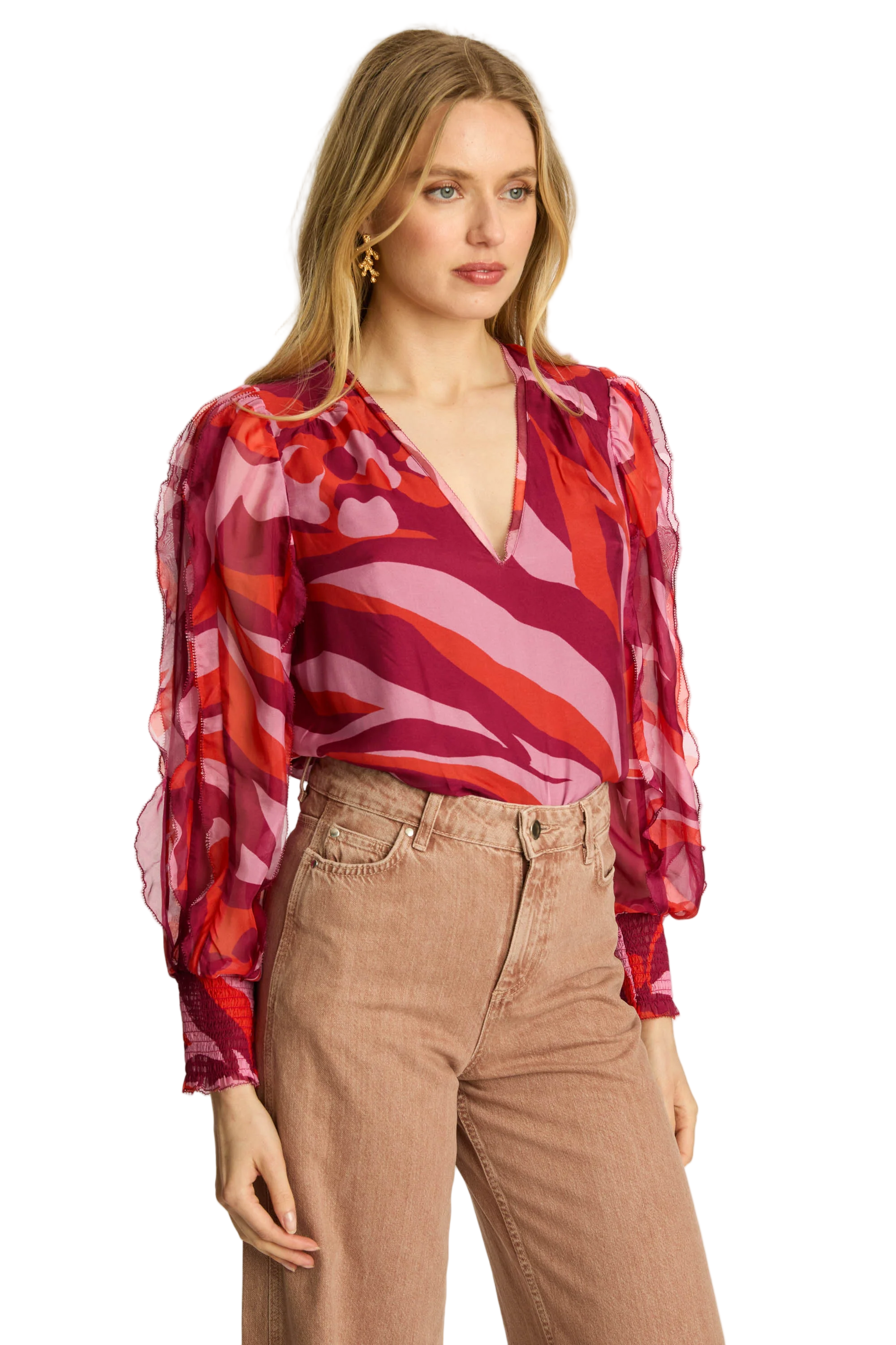 FLORA TOP - Blouses - Sassanova
