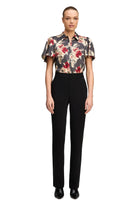 POPPY FLUTTER SLEEVE FIONA TOP Sassanova