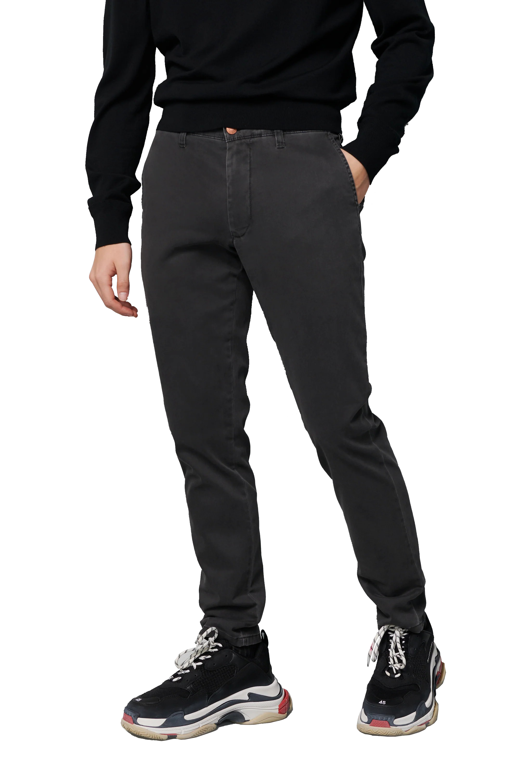 5 POCKET SLIM M5 PANT - Pants - Novaman