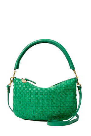 PETITE MOYEN MESSENGER WOVEN CHECKER