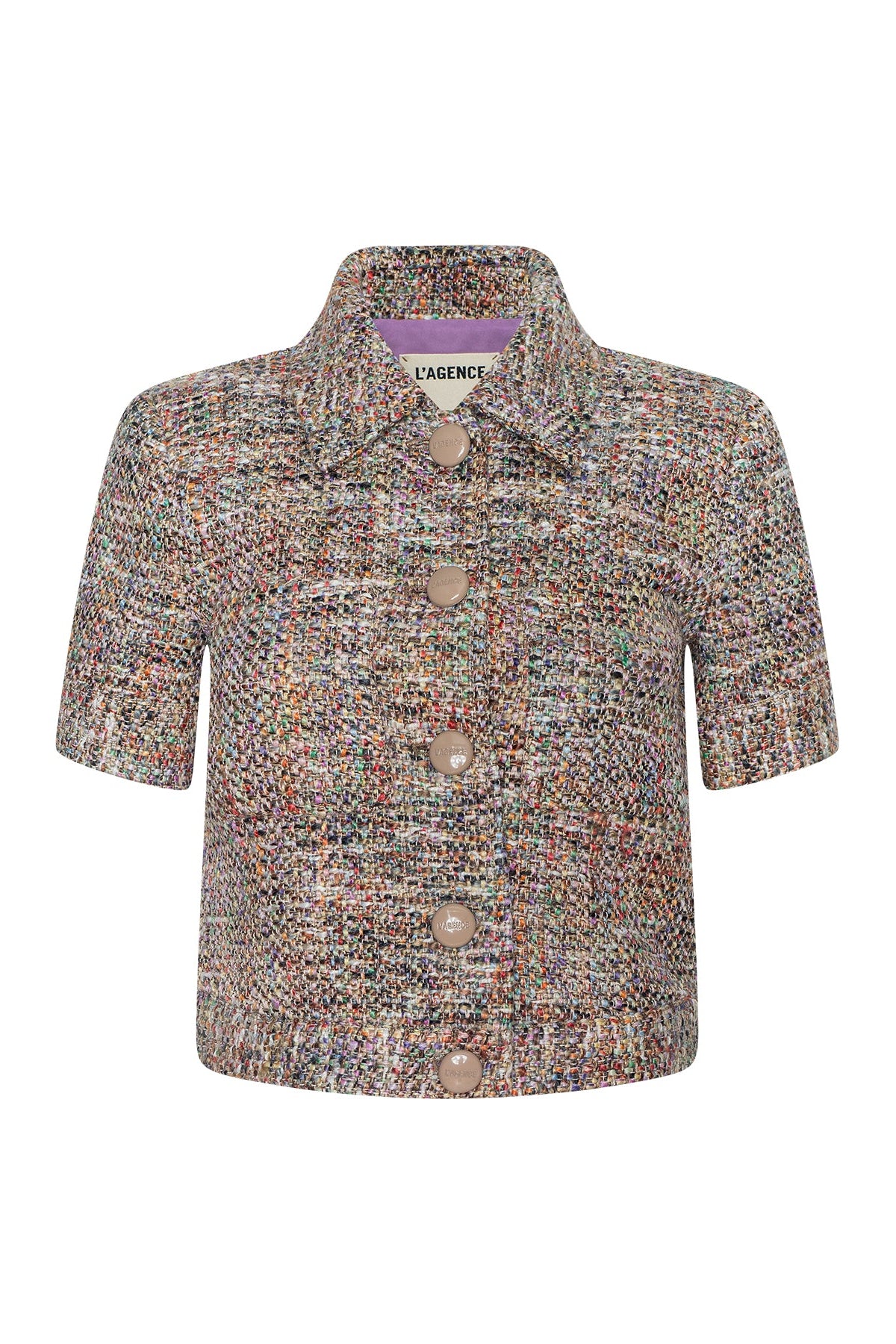 CHITA CROP SHORT SLEEVE JACKET - Jackets - Sassanova