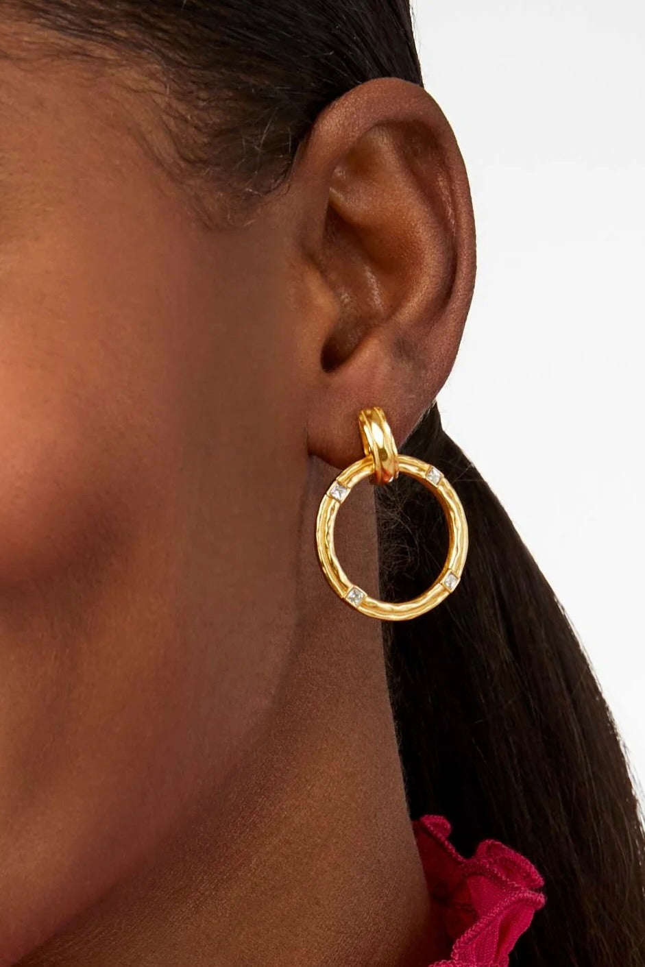 ASTOR DOORKNOCKER EARRING- GLD/CZ
sassanova