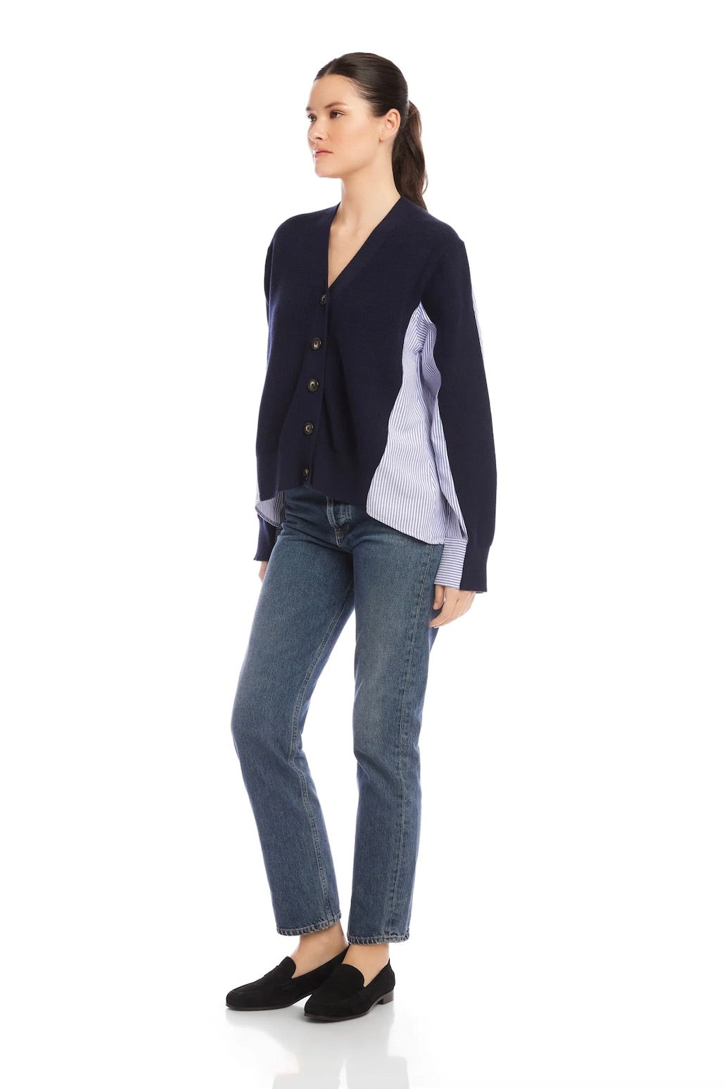 CELINE MIXED MEDIA CARDIGAN
sassanova