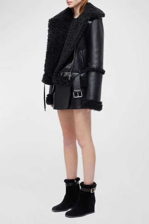 CHARLESTON SHERPA MOTO JACKET