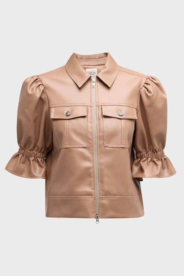 LT VEGAN LEATHER HOLLY JACKET