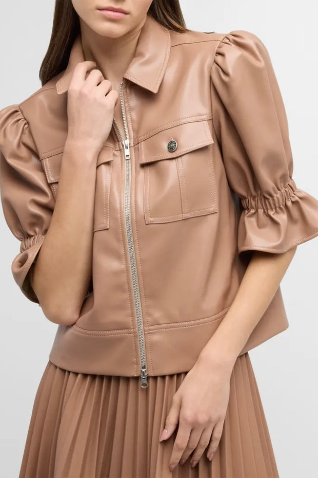 LT VEGAN LEATHER HOLLY JACKET