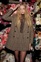 Rhys dickey jacket in black multi houndstooth-sassanova