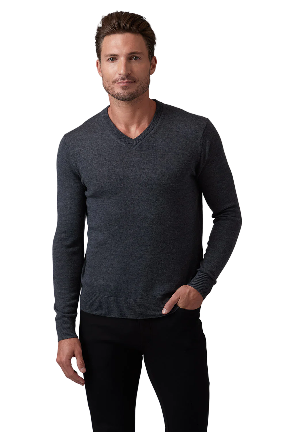 CLASSIC V-NECK (HWC19391)- Sweaters - Novaman