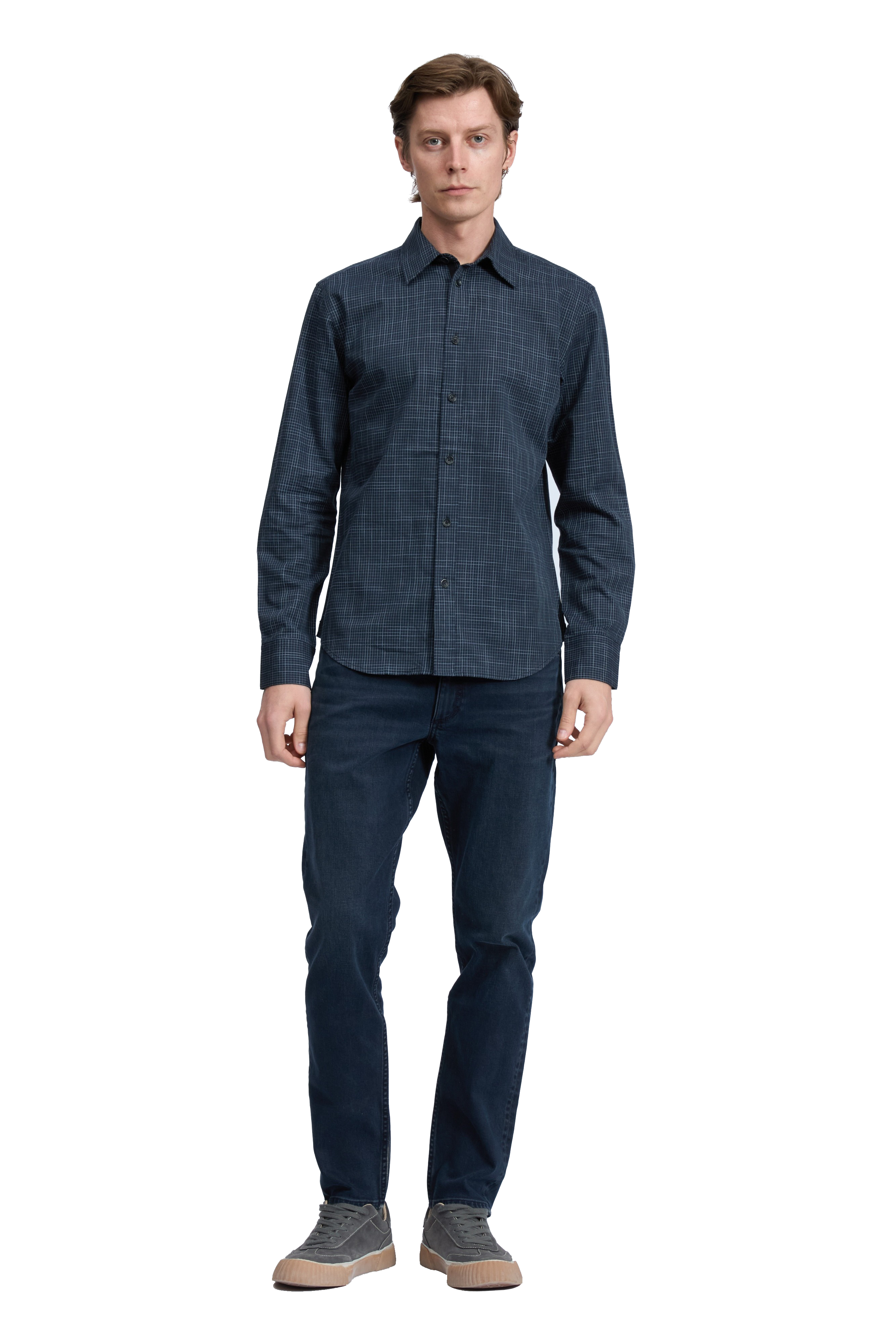 TOMLIN CROSSHATCH SHIRT - Shirts - Novaman