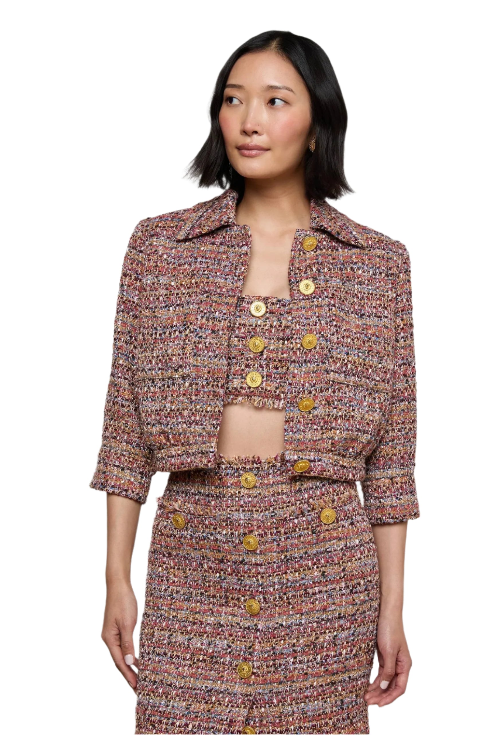 JIA CROP 3/4 SLV JACKET
sassanova